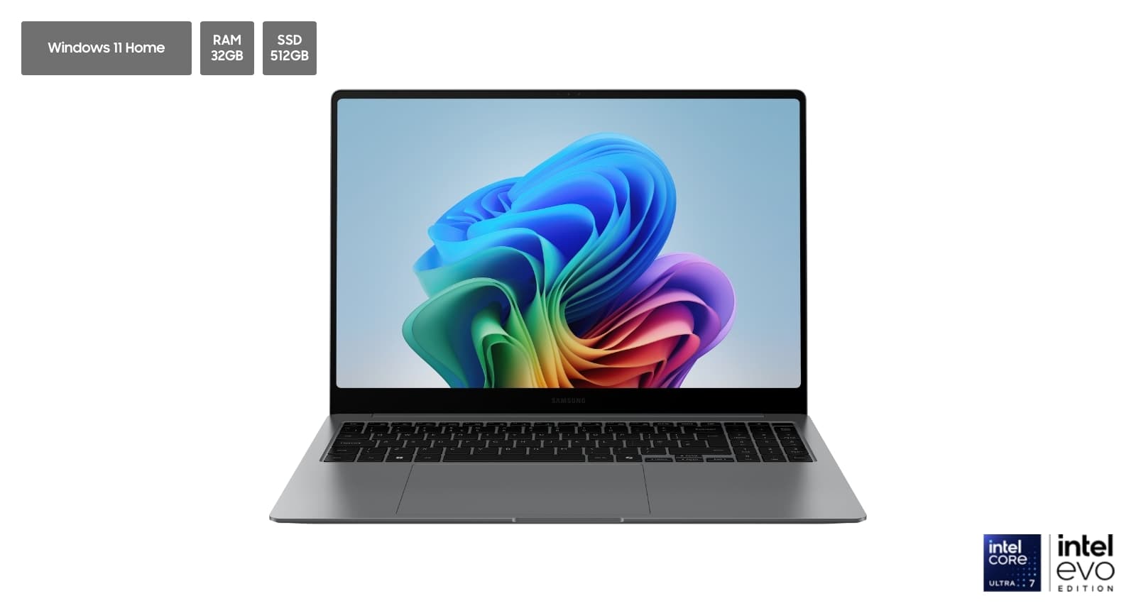 갤럭시 북5 Pro 40.6 cm Ultra 7 32GB 512GB 그레이 (NT960XHA-KP72G)