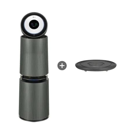 LG 퓨리케어 AI 오브제컬렉션 360˚ 공기청정기 알파UP (G 필터) + 무빙휠 (AS335NGACM)