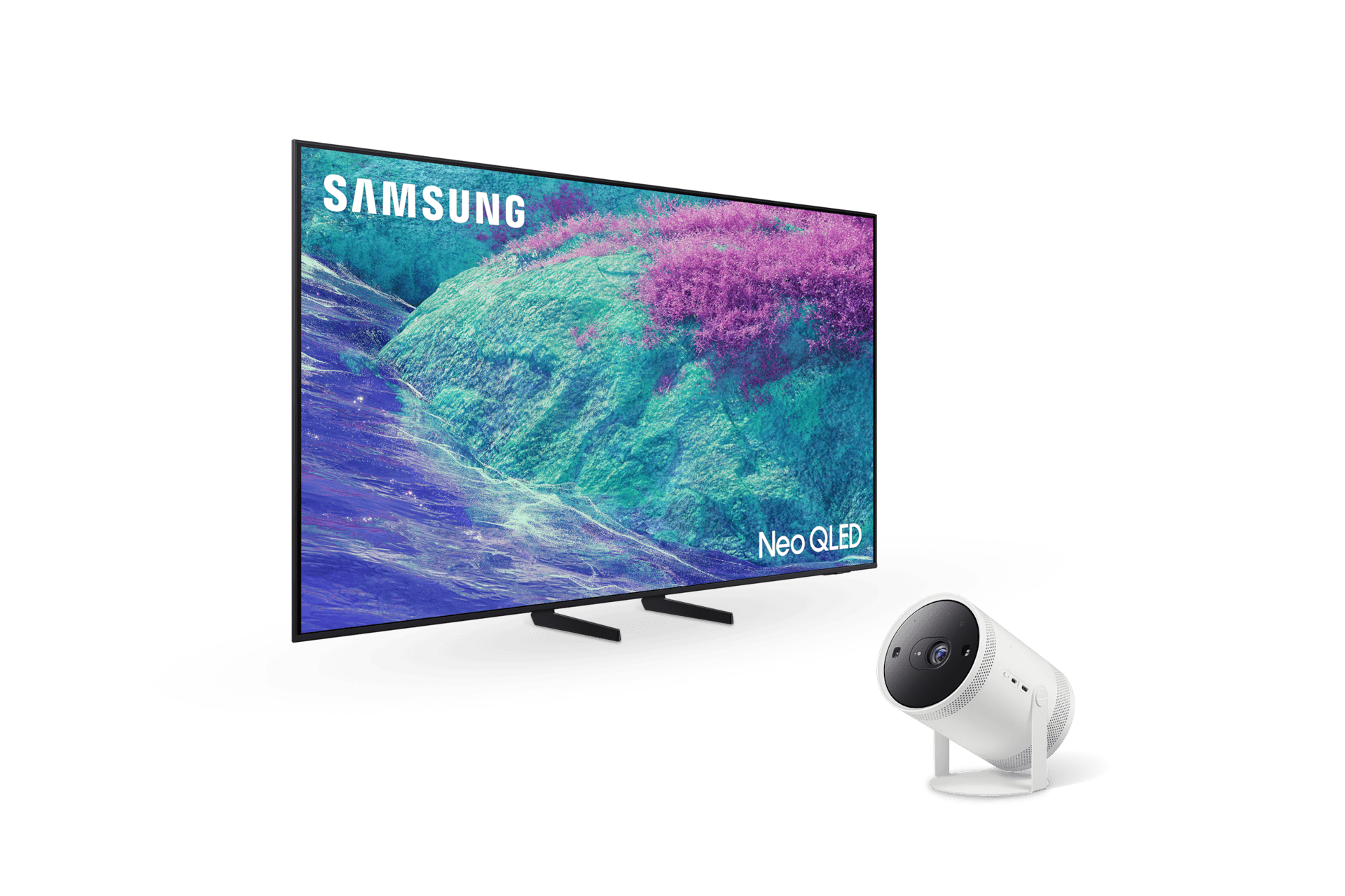 2025 Neo QLED QNFE1 (214cm)+The Freestyle 2세대 (KQ85QNFE1-F)