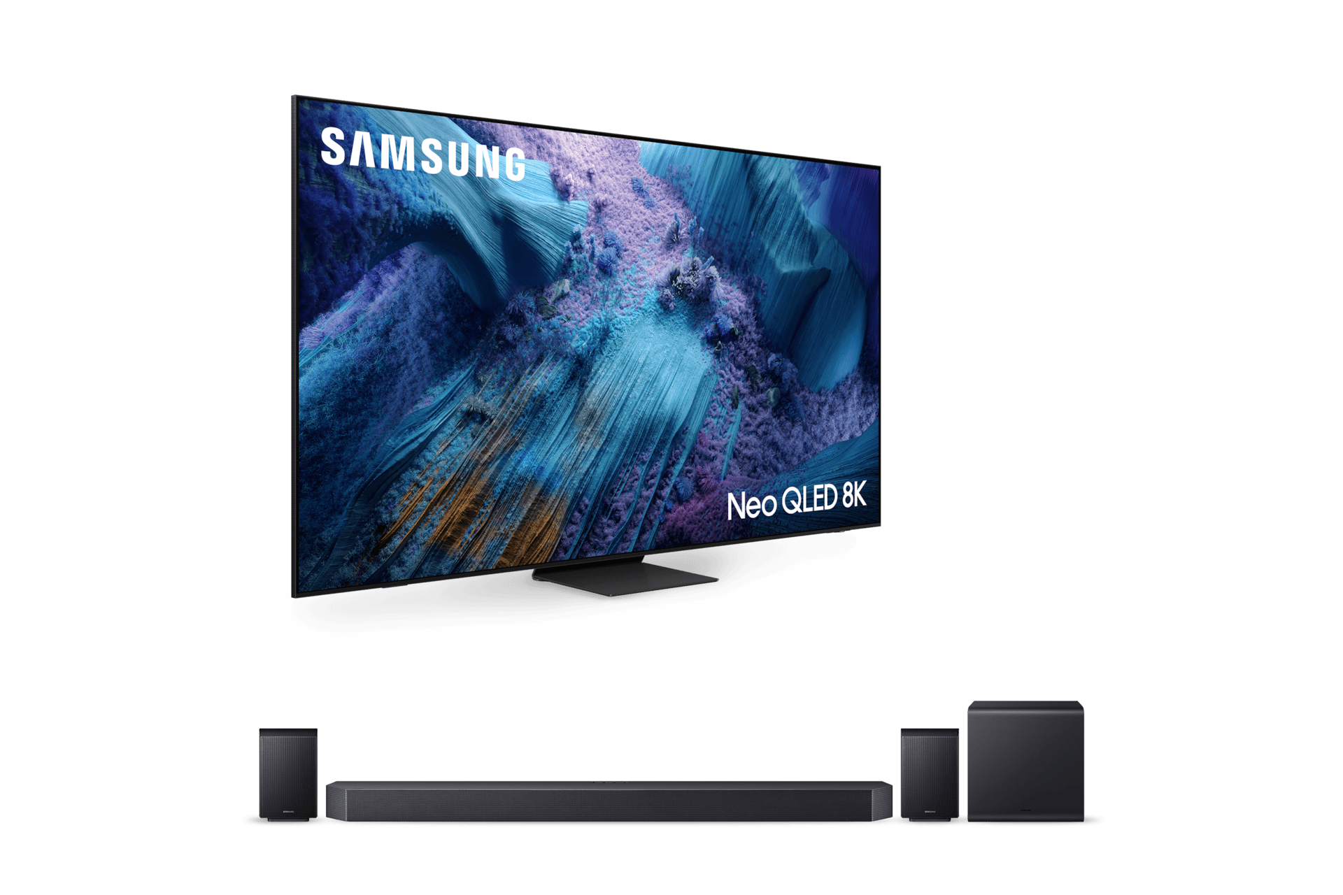 2025 Neo QLED 8K QNF990 (247cm) (솔라셀 리모트 미포함)+11.1.4ch 사운드바 Q990F (KQ98QNF990-99)