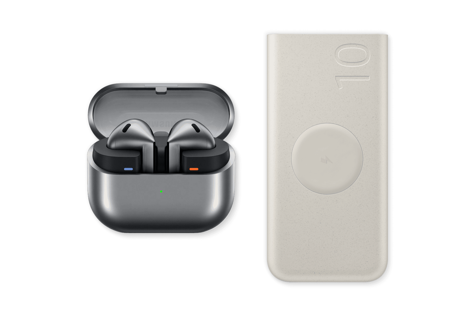 갤럭시 버즈3 + PD 무선 충전 배터리팩 10,000mAh (25W) (SM-R530NZACCLB)