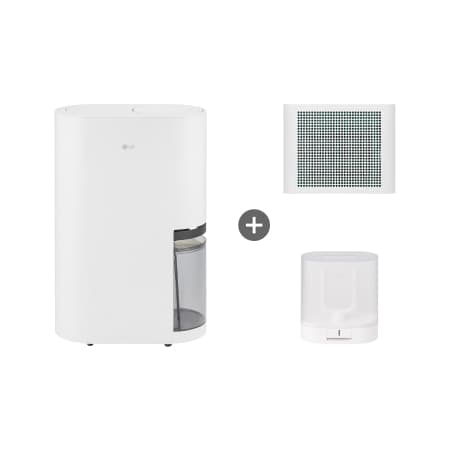 LG 휘센 오브제컬렉션 제습기 + 공기청정키트(화이트) + 건조케이스 세트 (DQ154MWGAWS)