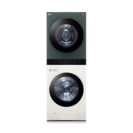 LG 트롬 오브제컬렉션 워시타워 24/20kg 네이처 그린/네이처 베이지 (W20EGZ)