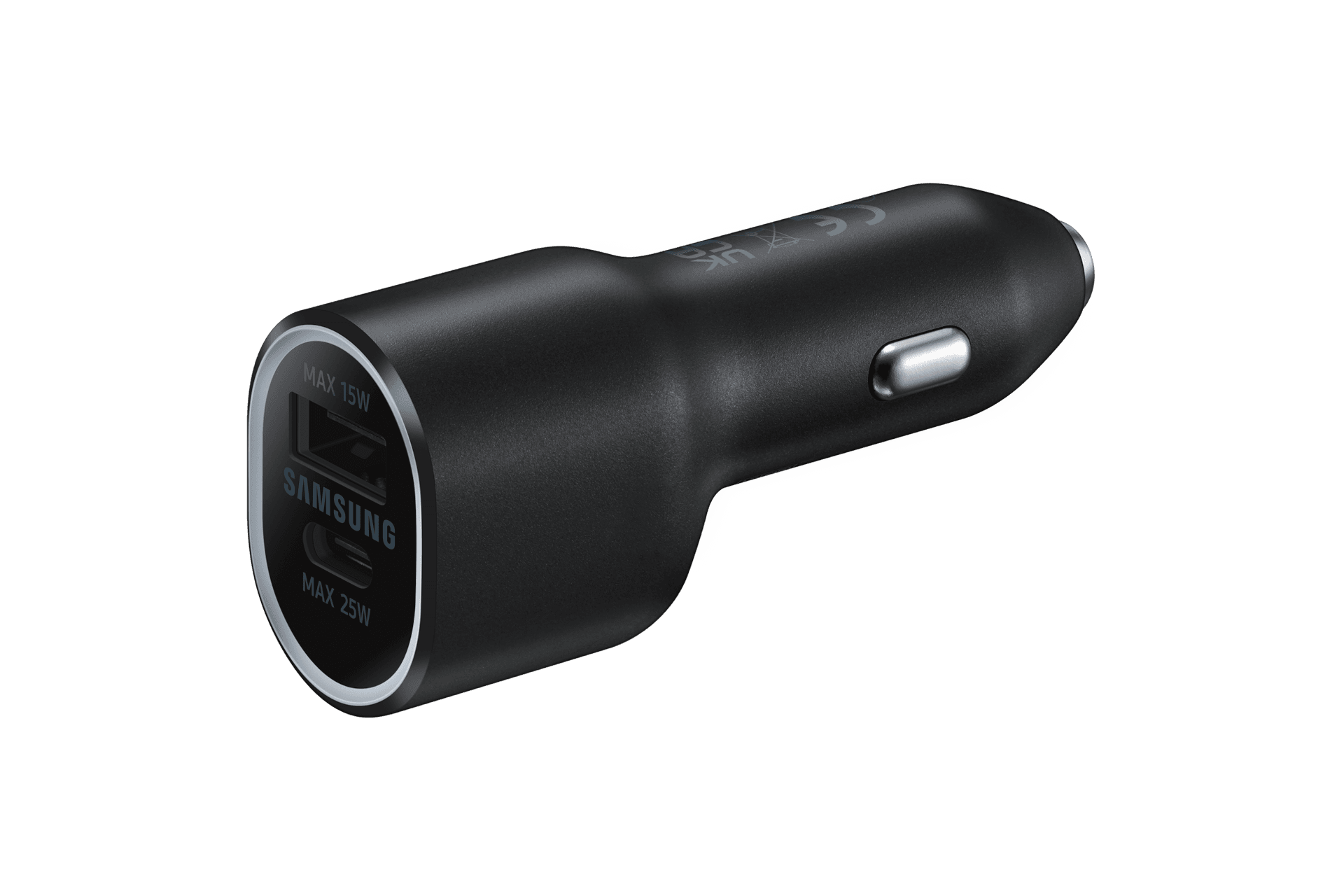 40W 듀얼 차량용 충전기 (Type-C 25W, USB-A 15W, 케이블 미포함) (EP-L4020NBKGKR)