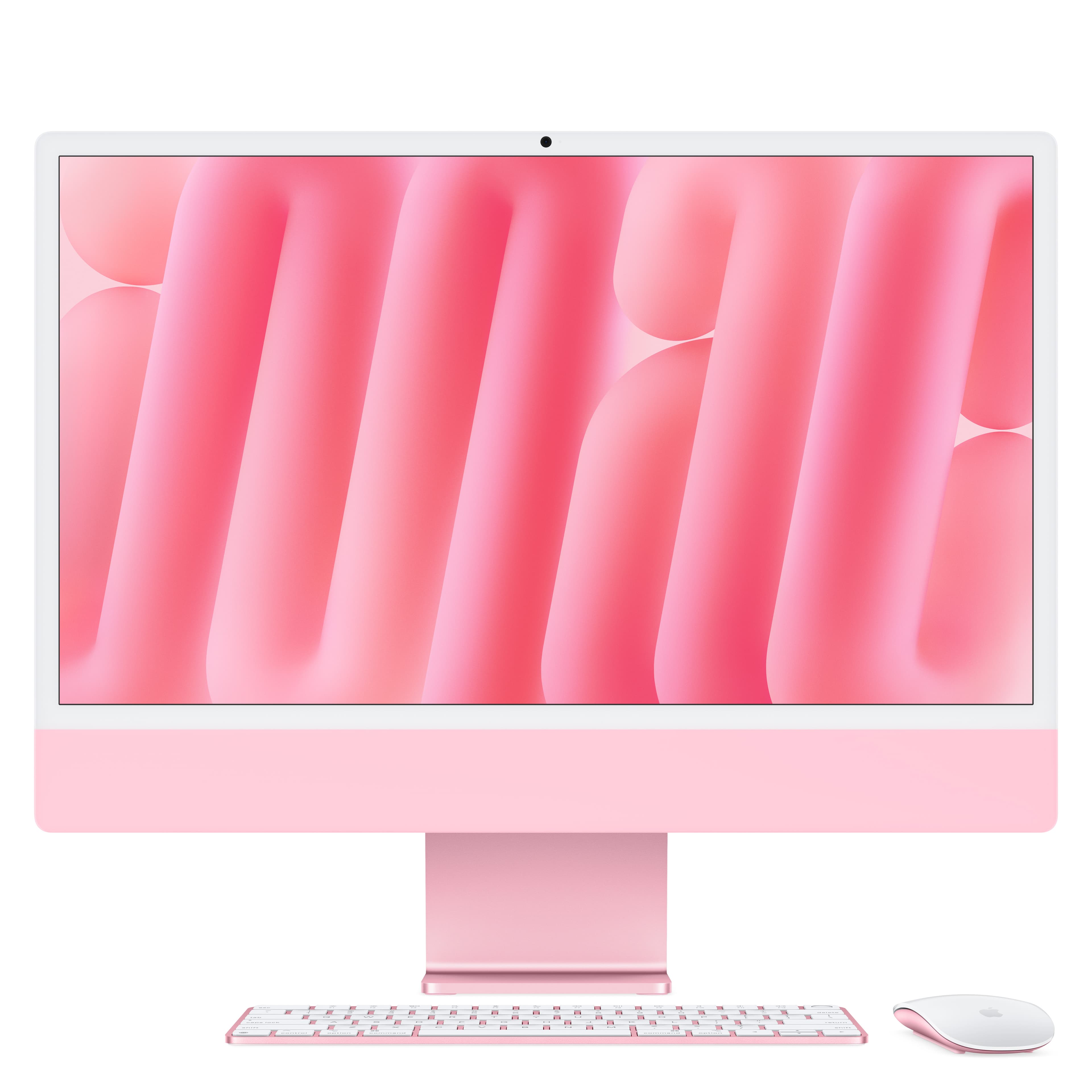 아이맥 24 2024년 M4 8CPU 8GPU 16GB RAM 256GB SSD 핑크 (MWUG3KH/A)