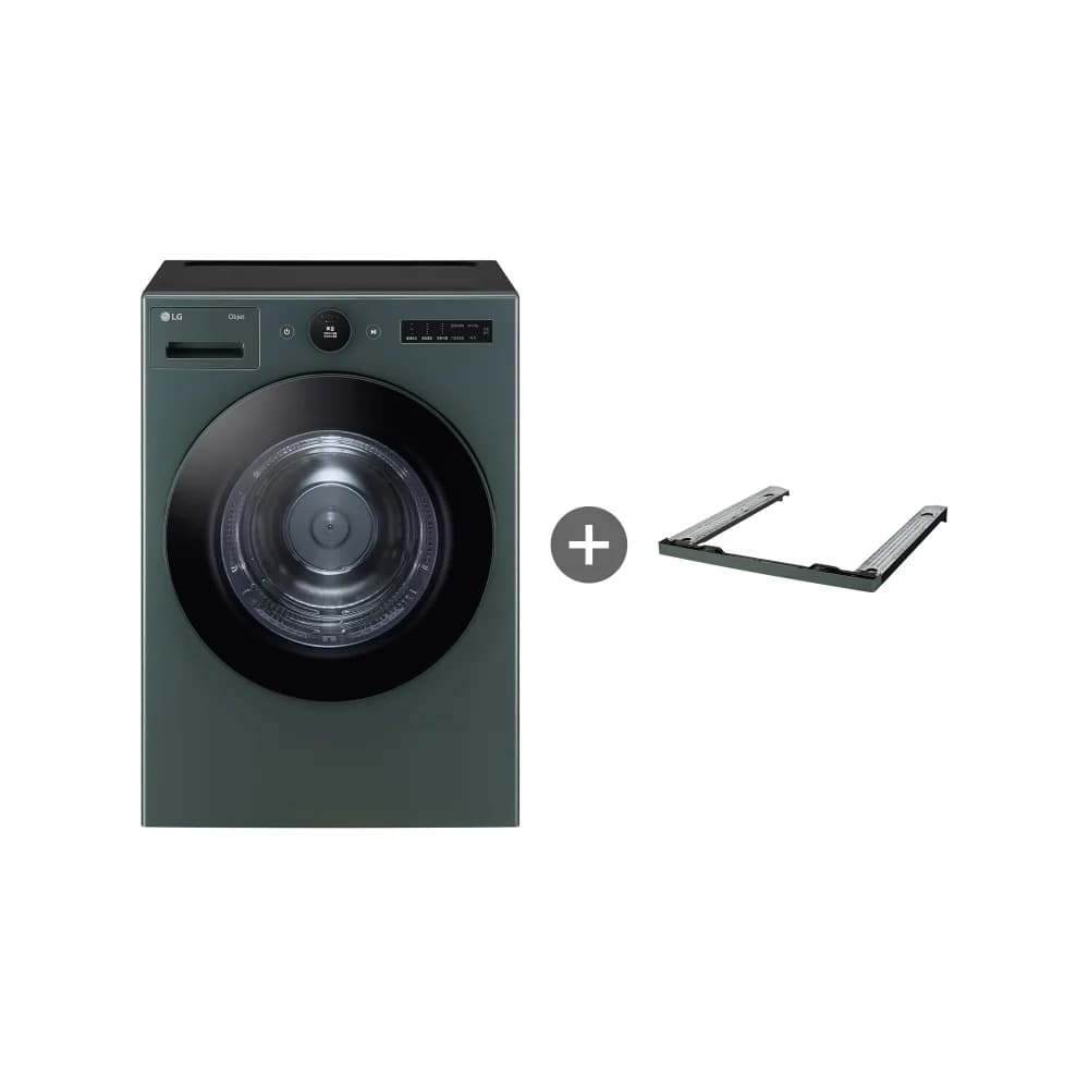 LG 트롬 오브제컬렉션 건조기+스태킹키트 20kg 네이처 그린 (RD20GNG-KG)