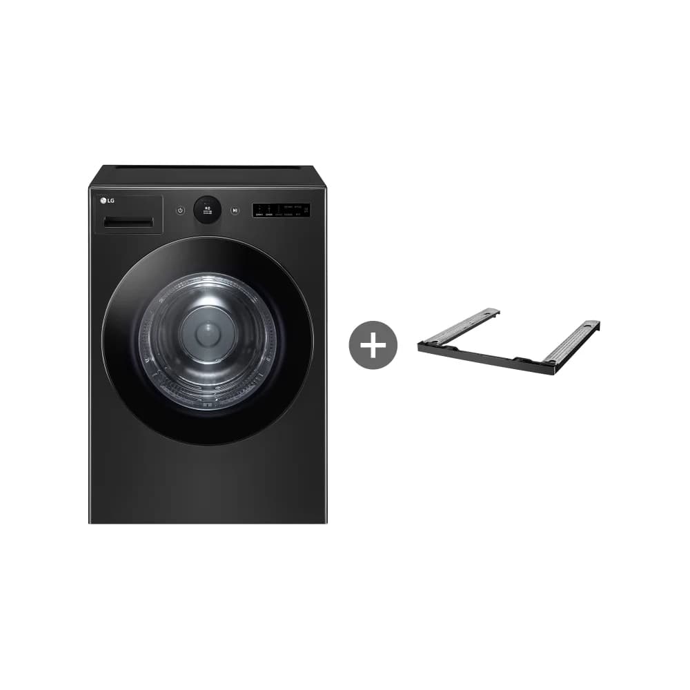 LG 트롬 오브제컬렉션 건조기+스태킹키트 20kg 스페이스 블랙 (RD20KN-KK)