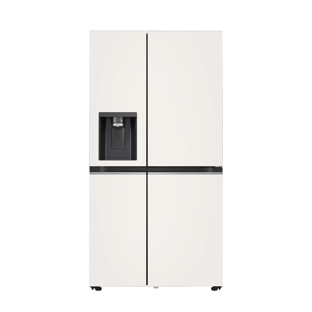 LG 디오스 오브제컬렉션 얼음정수 냉장고 810L 베이지/베이지 (J814MEE3-F (본체 : J814MEE35)) (J814MEE3-F)