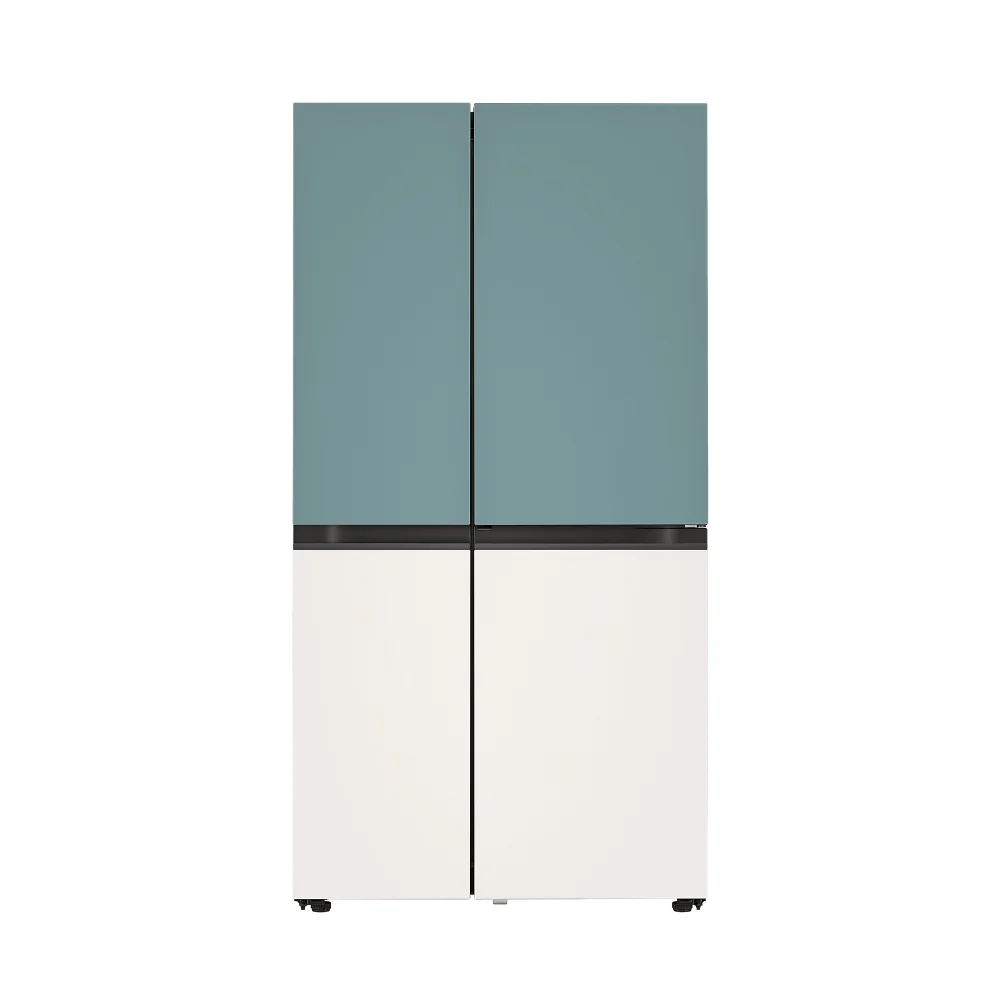 LG 디오스 오브제컬렉션 매직스페이스 냉장고 832L 클레이 민트/베이지 (S834MTE20)