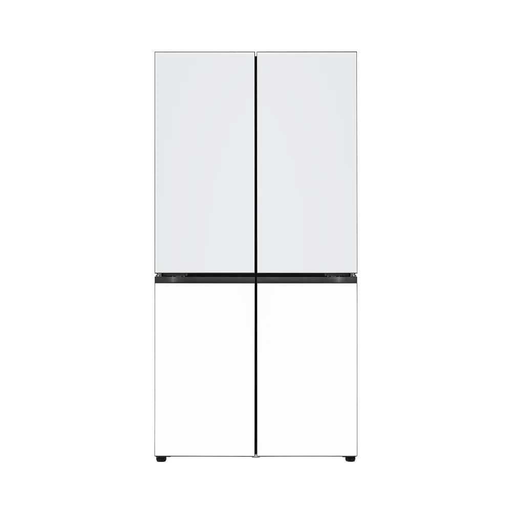 LG 디오스 오브제컬렉션 베이직 냉장고 875L 크림 스카이/크림 화이트 (M875GYW021S (본체 : M875AAA021)) (M875GYW021S)