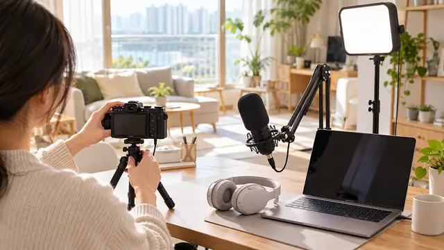 개인 방송 장비? 꾸다 유튜브 필수템으로 집에서 시작하기!
